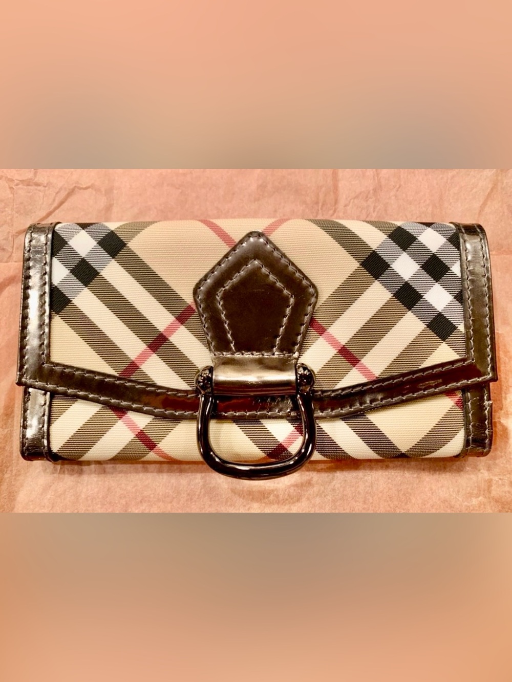 Burberry Wallet Check New